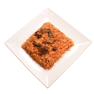 Spicy Beef Biryani Dish