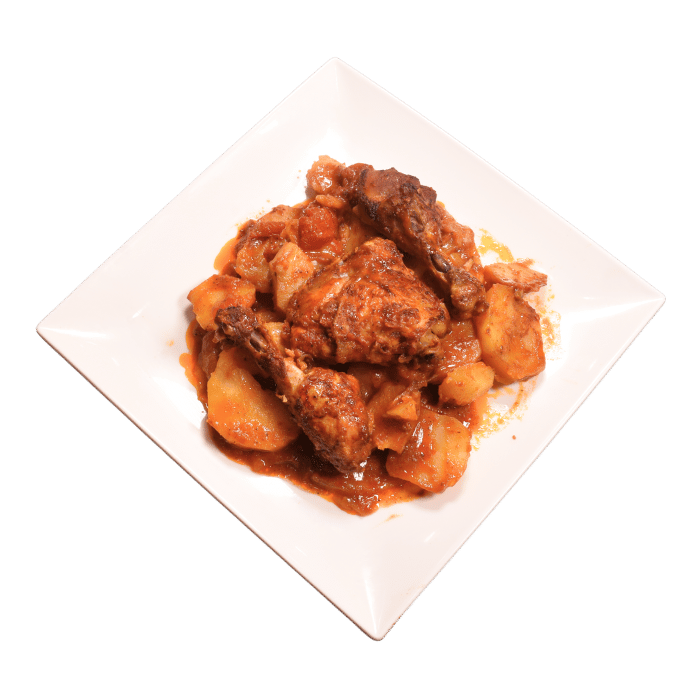 Chicken Tebsi Dish